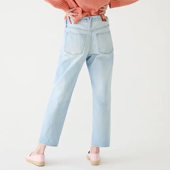 J Crew- Slouchy boyfriend jean in Waterside wash - Picture 3 of 5